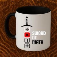 The Sword of Math Coffee Mug thumb 2