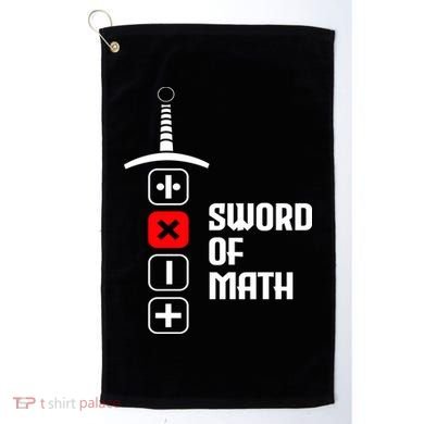 The Sword of Math Golf Towel