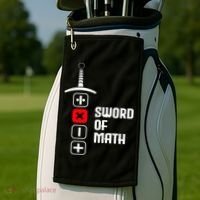The Sword of Math Golf Towel thumb 2