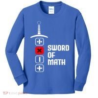 The Sword of Math Kids Long Sleeve Shirt thumb 0