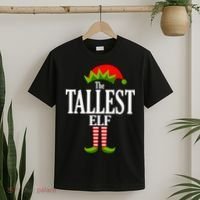The Tallest Elf Funny Matching Christmas T-Shirt thumb 2
