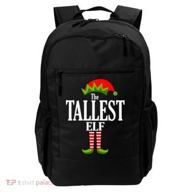 The Tallest Elf Funny Matching Christmas Backpack