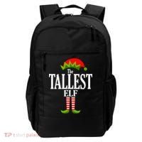 The Tallest Elf Funny Matching Christmas Backpack thumb 0