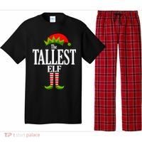 The Tallest Elf Funny Matching Christmas Pajama Set thumb 0