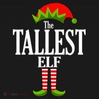 The Tallest Elf Funny Matching Christmas Visor thumb 3