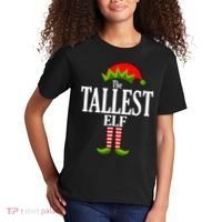 The Tallest Elf Funny Matching Christmas Kids T-Shirt thumb 2