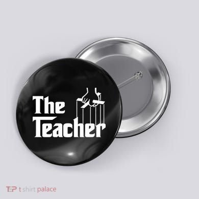 The Teacher Logo Button