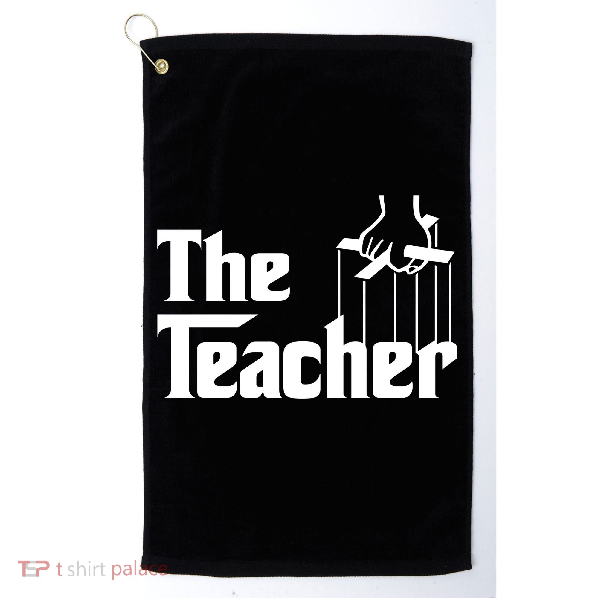 The Teacher Logo Golf Towel