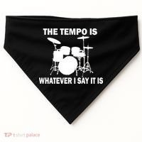 The Tempo Is What I Say USA-Made Doggie Bandana thumb 0