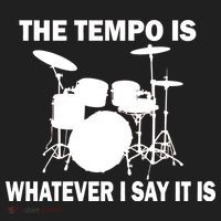 The Tempo Is What I Say Golf Towel thumb 3
