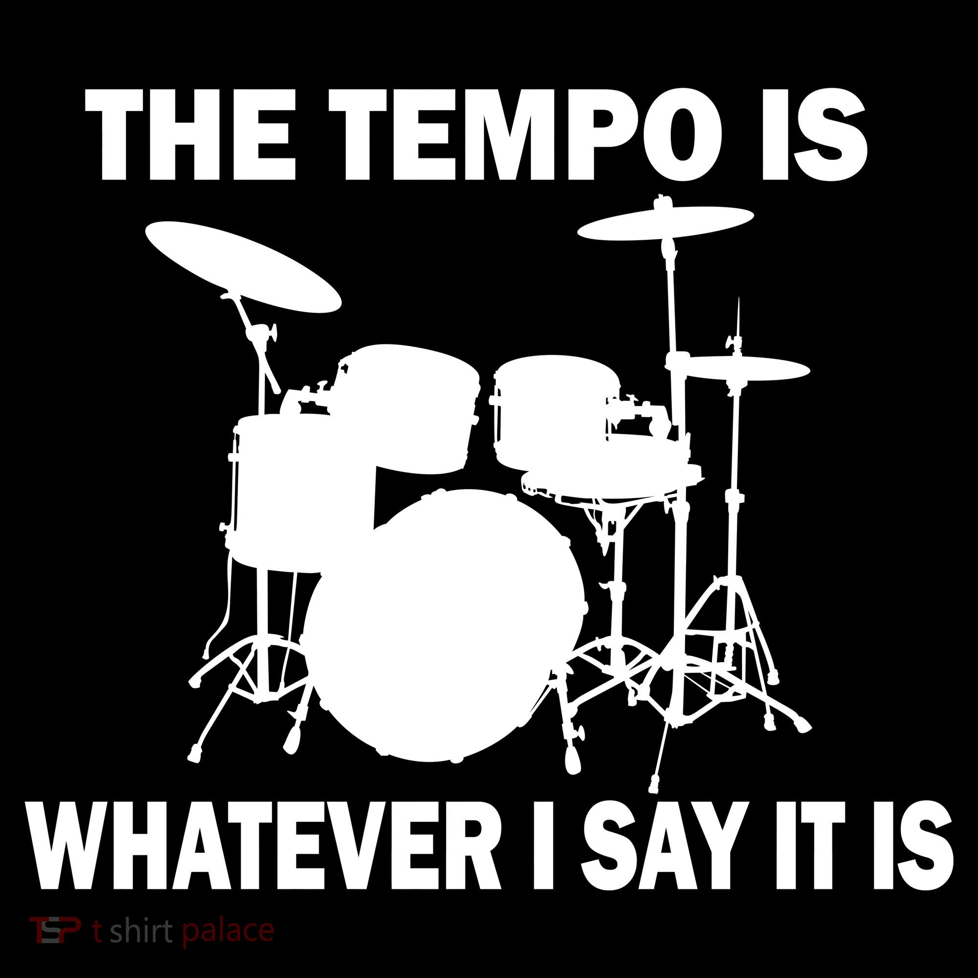 The Tempo Is What I Say Kids Long Sleeve Shirt