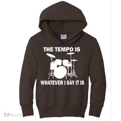 The Tempo Is What I Say Kids Hoodie