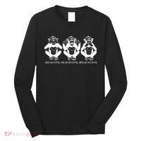 The three wise monkeys Long Sleeve Shirt thumb 0