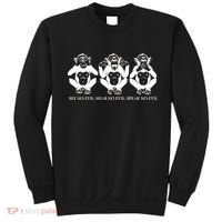 The three wise monkeys Sweatshirt thumb 0
