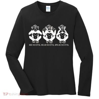 The three wise monkeys Women's Long Sleeve Shirt