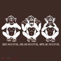 The three wise monkeys T-Shirt thumb 7