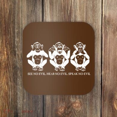 The three wise monkeys Coaster