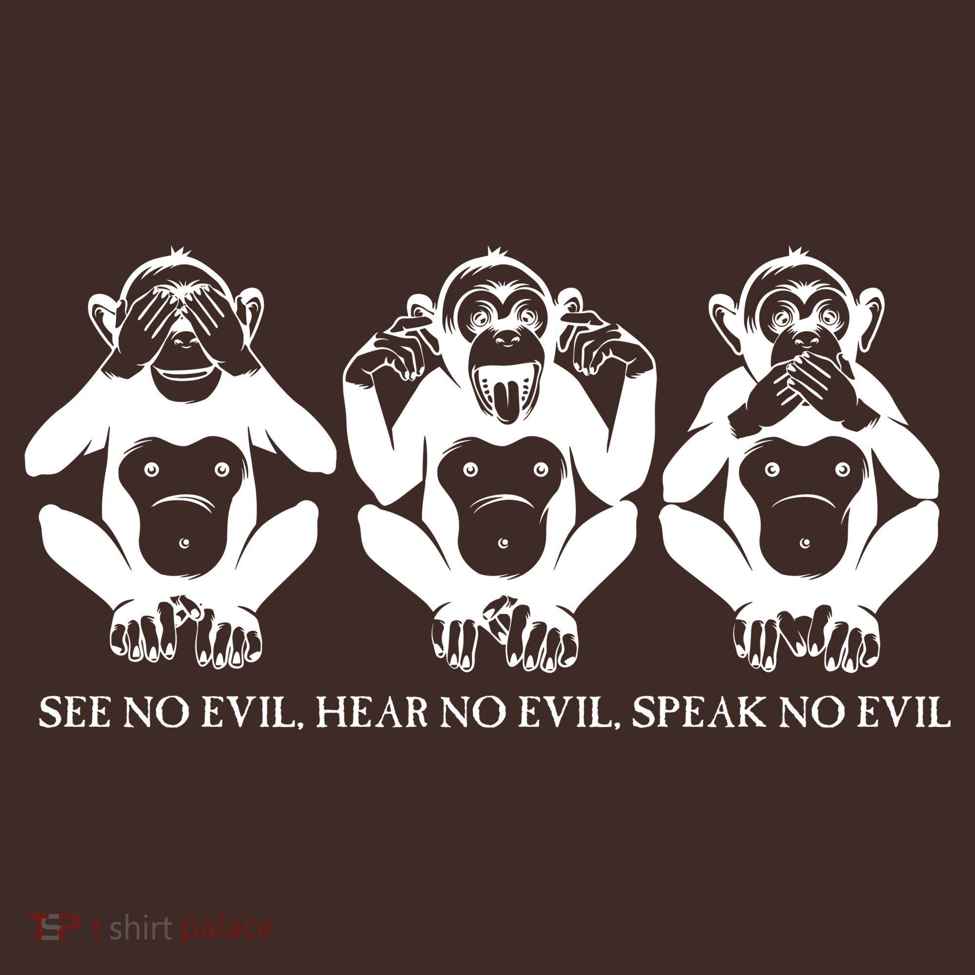 The three wise monkeys Kids Hoodie