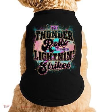 The Thunder Rolls And The Lightning Strikes Doggie Tank
