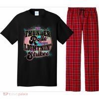The Thunder Rolls And The Lightning Strikes Pajama Set thumb 0
