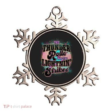 The Thunder Rolls And The Lightning Strikes Ornament