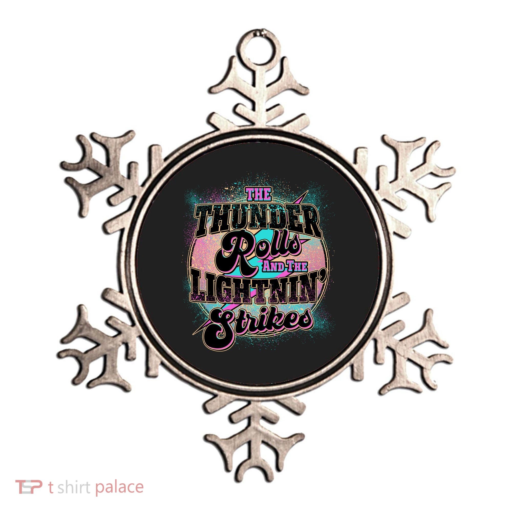 The Thunder Rolls And The Lightning Strikes Ornament