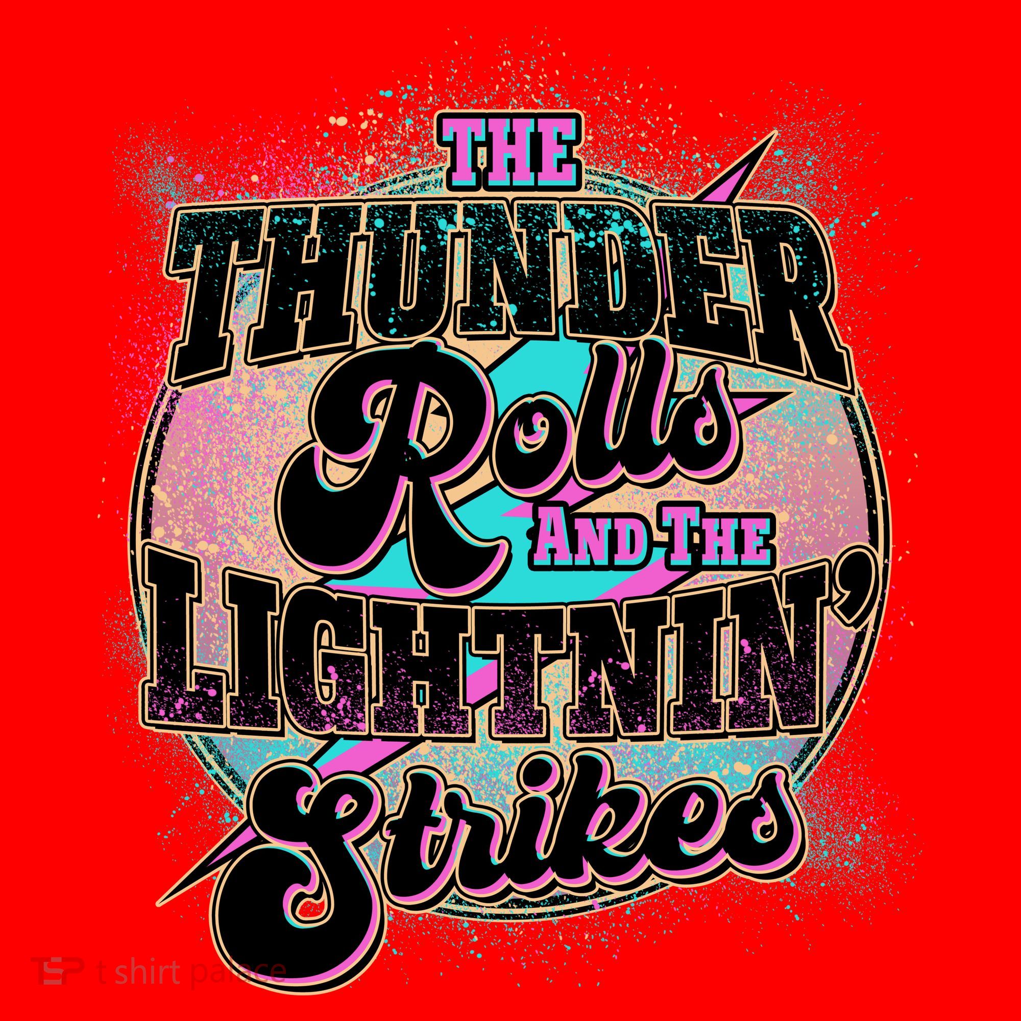 The Thunder Rolls And The Lightning Strikes Santa Hat