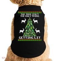 The Tree Isn't The Only Thing Getting Lit Doggie Tank thumb 0