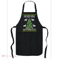 The Tree Isn't The Only Thing Getting Lit Apron thumb 0