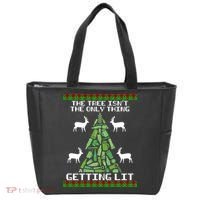 The Tree Isn't The Only Thing Getting Lit Tote Bag thumb 0