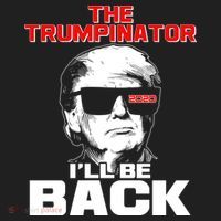 The Trumpinator I'll Be Back 2020 Women's Sweatshirt thumb 2
