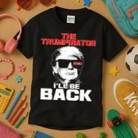 The Trumpinator I'll Be Back 2020 Kids T-Shirt thumb 3
