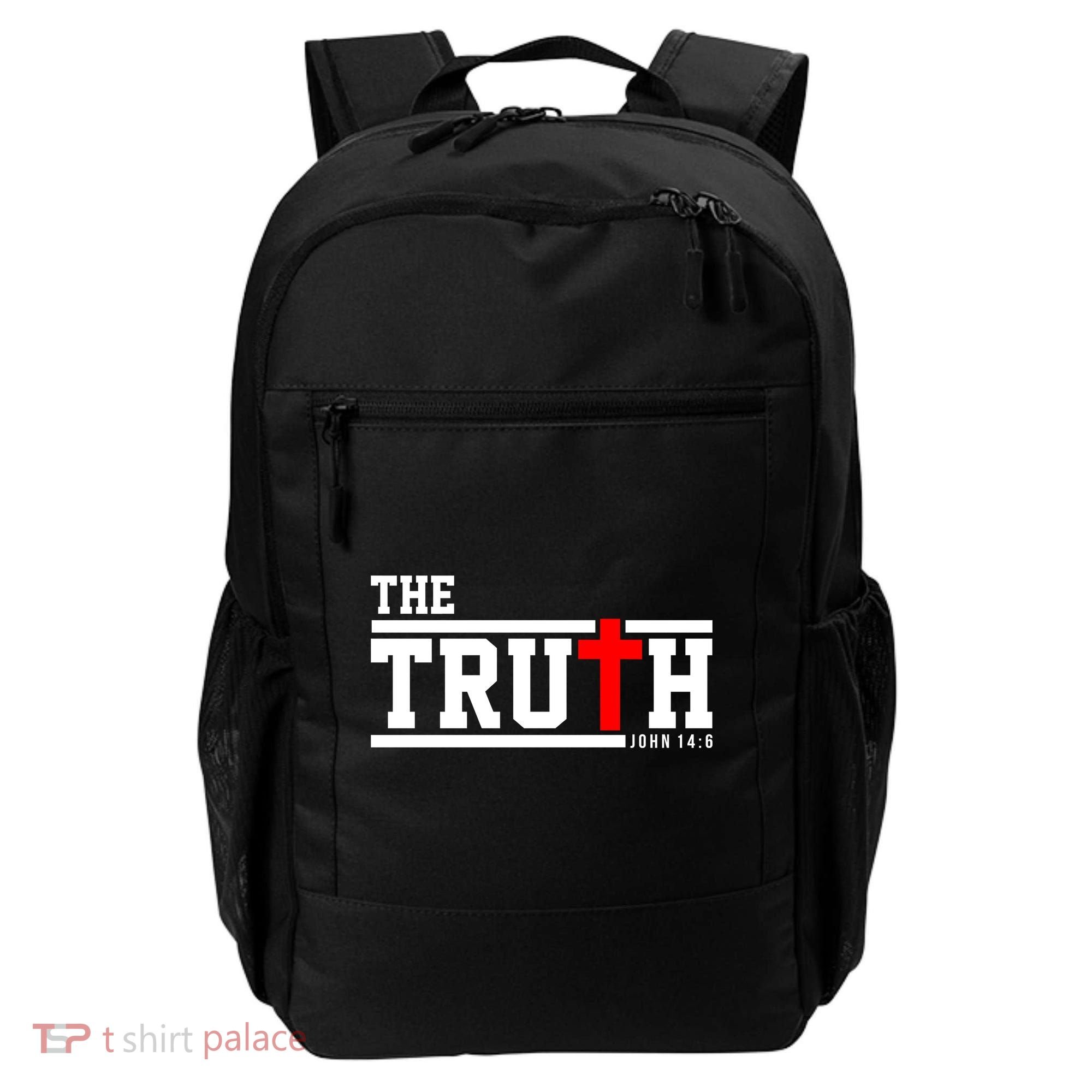 The Truth John 14:6 Jesus Christ Backpack