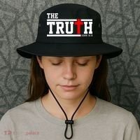The Truth John 14:6 Jesus Christ Bucket Hat thumb 3