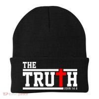 The Truth John 14:6 Jesus Christ Beanie thumb 0