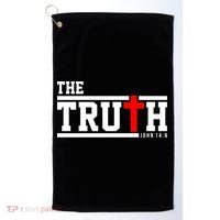 The Truth John 14:6 Jesus Christ Golf Towel thumb 0
