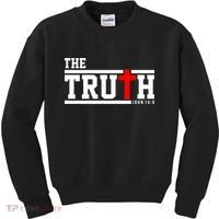 The Truth John 14:6 Jesus Christ Kids Sweatshirt thumb 0