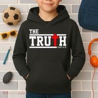 The Truth John 14:6 Jesus Christ Kids Hoodie thumb 2