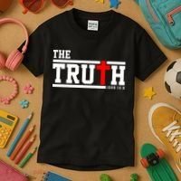 The Truth John 14:6 Jesus Christ Kids T-Shirt thumb 3