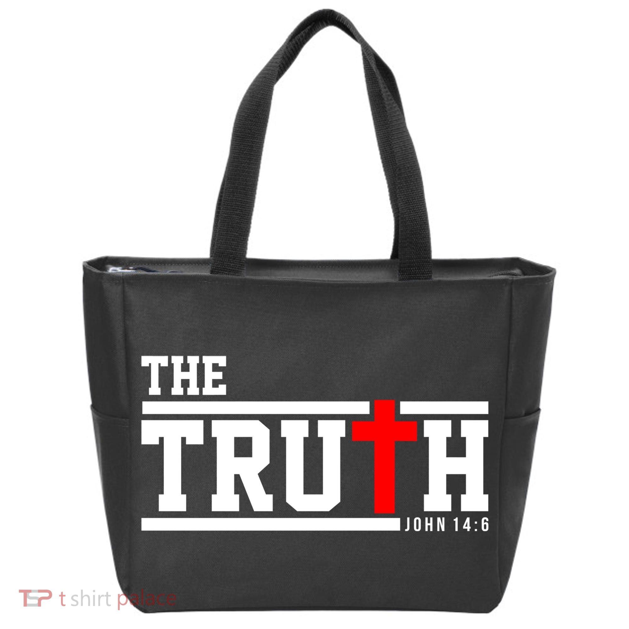 The Truth John 14:6 Jesus Christ Tote Bag
