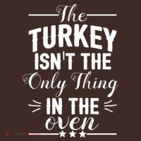 The Turkey Isn't The Only Thing In The Oven Baby Bodysuit thumb 2