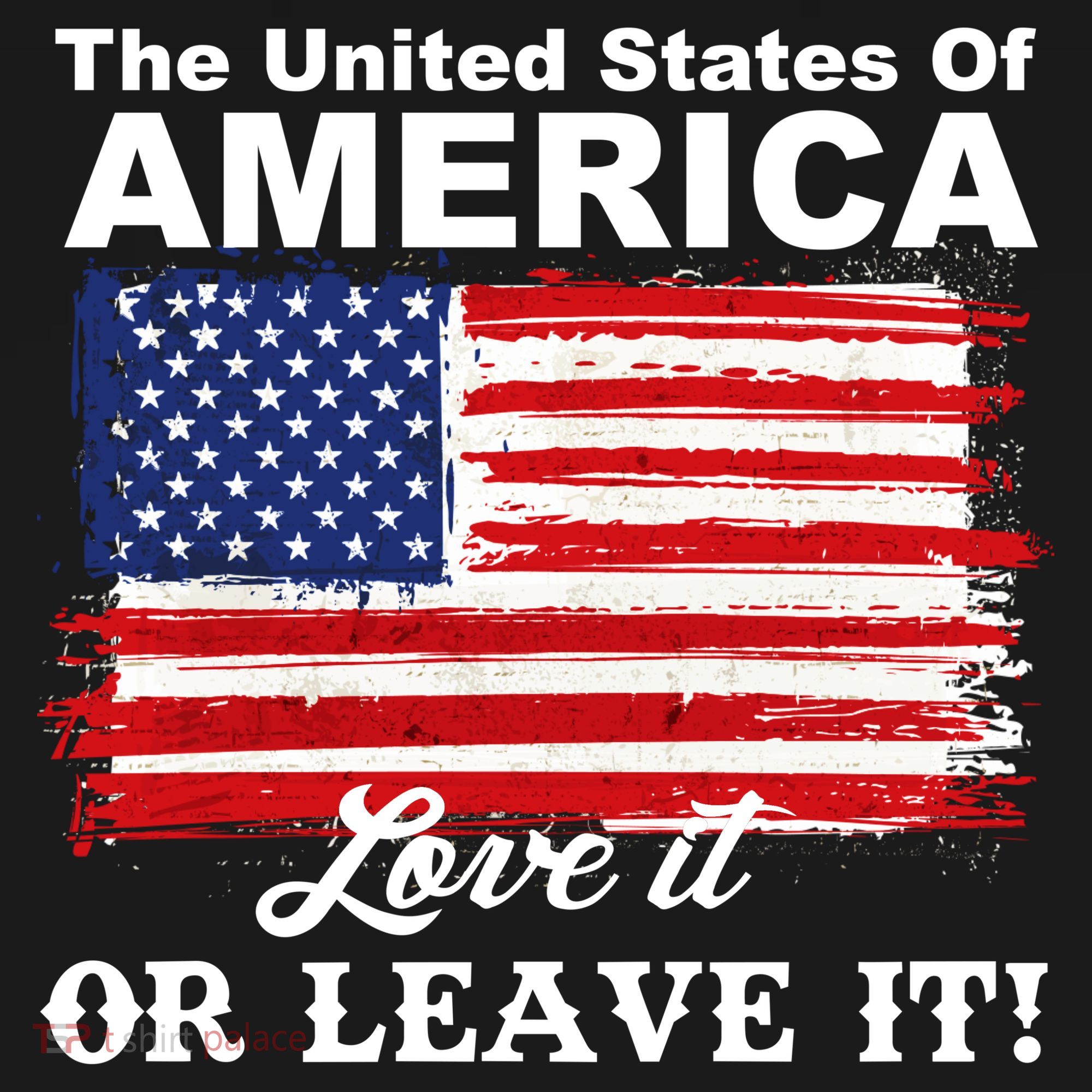 The United States Of America Love It Or Leave It! Long Sleeve Shirt