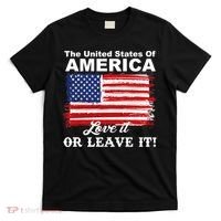 The United States Of America Love It Or Leave It! T-Shirt thumb 0