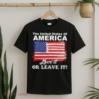 The United States Of America Love It Or Leave It! T-Shirt thumb 2