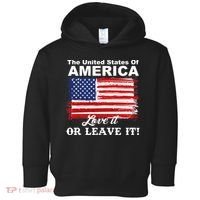 The United States Of America Love It Or Leave It! Toddler Hoodie thumb 0