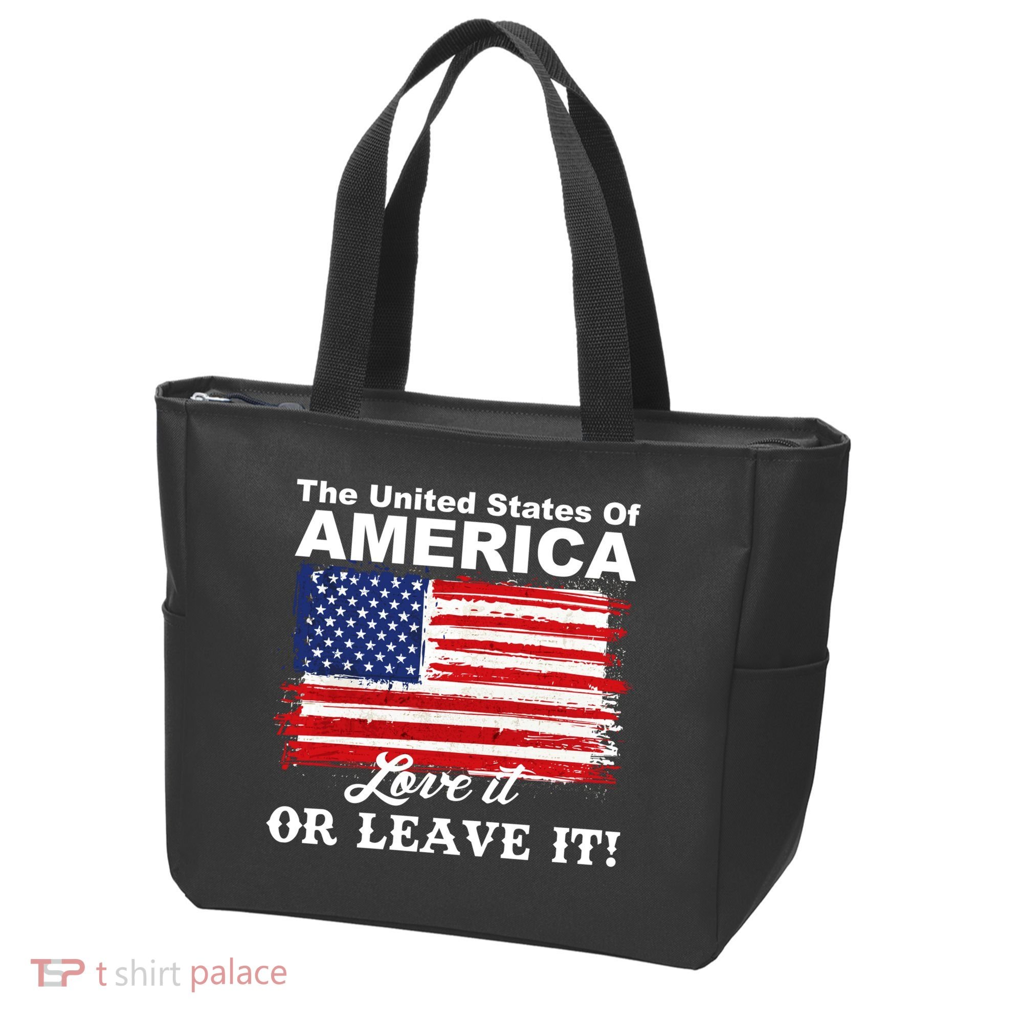 The United States Of America Love It Or Leave It! Tote Bag