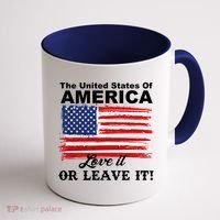 The United States Of America Love It Or Leave It! Coffee Mug thumb 1