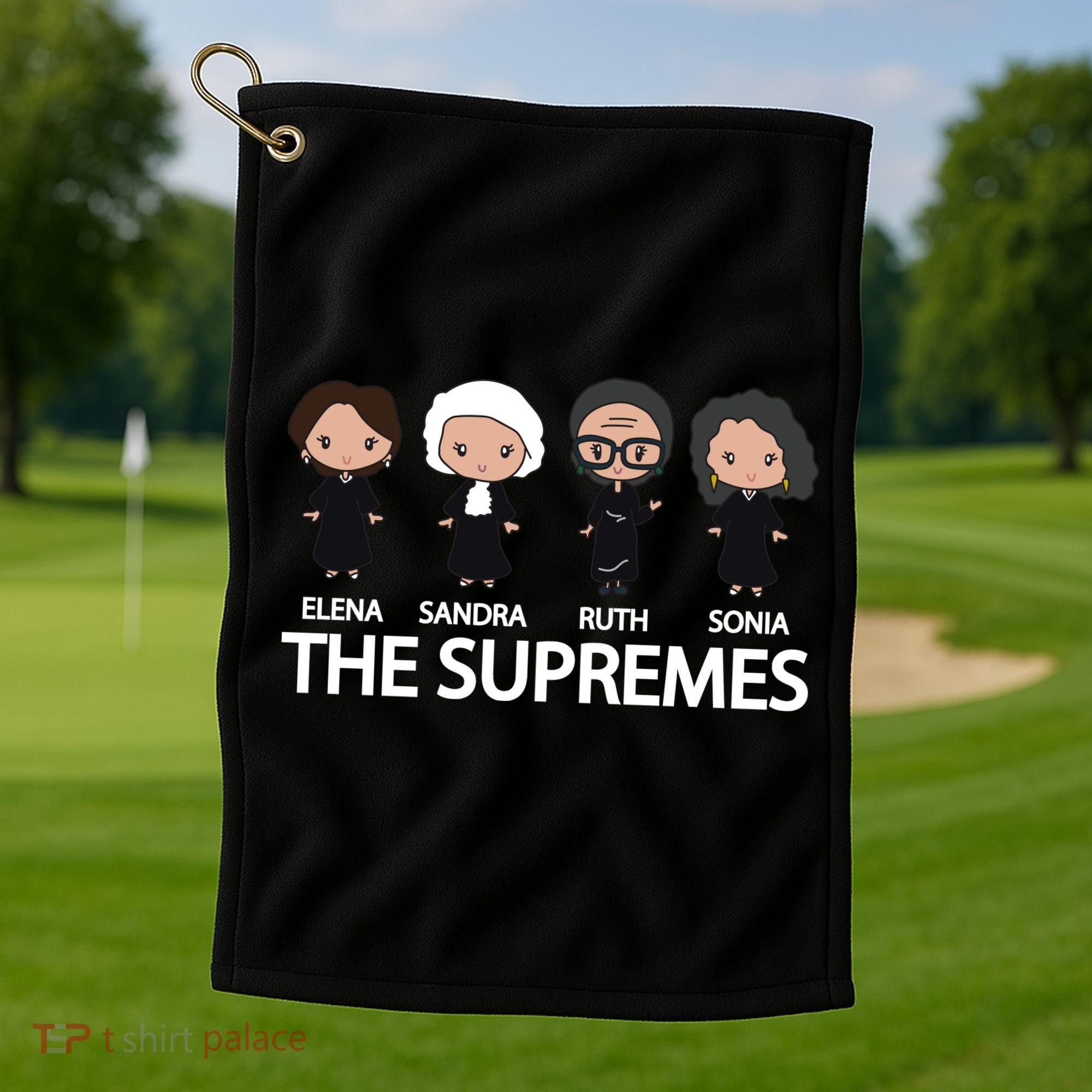 The US Supreme Court RBG Golf Towel