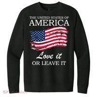 The USA Love It Or Leave It V.I.T. Fleece Crew Sweatshirt thumb 0