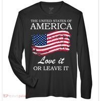The USA Love It Or Leave It Zone Performance Long-Sleeve T-Shirt thumb 0